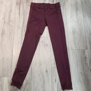 Ovation Womans Riding Tights Size 28  (wine)